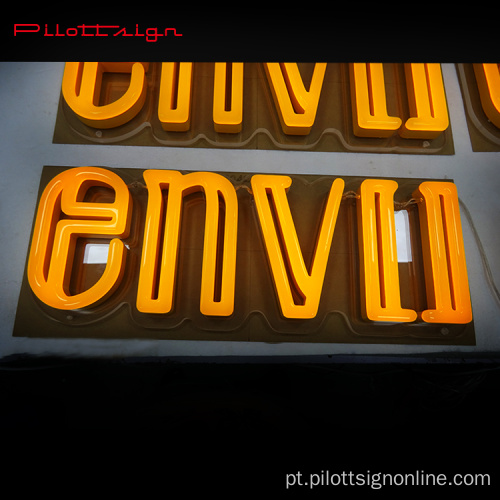 Englishing Publicidade 3D Pub LED letter neon sinal